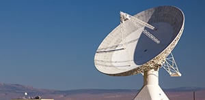 large satellite dish