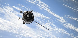 image of satellite in space