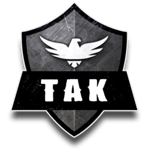TAK CIV icon - Shield that says TAK and has eagle with wing open on it. TAK CIV icon - Shield that says TAK and has eagle with wing open on it.
